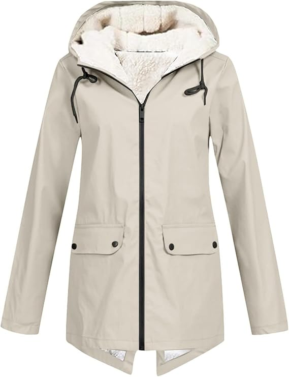 Parka Hiver Capuche Fourrure - Chaude Imperméable Style Fonctionnel