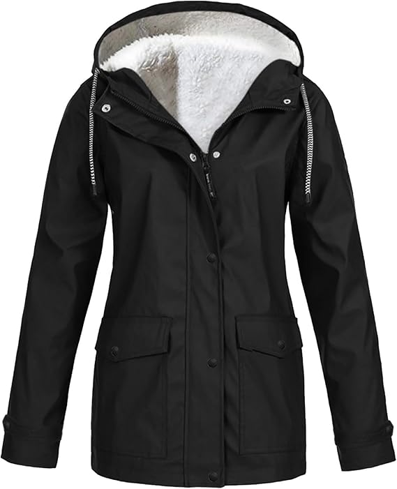 Parka Hiver Capuche Fourrure - Chaude Imperméable Style Fonctionnel
