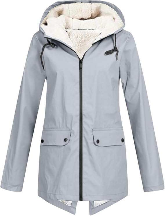 Parka Hiver Capuche Fourrure - Chaude Imperméable Style Fonctionnel