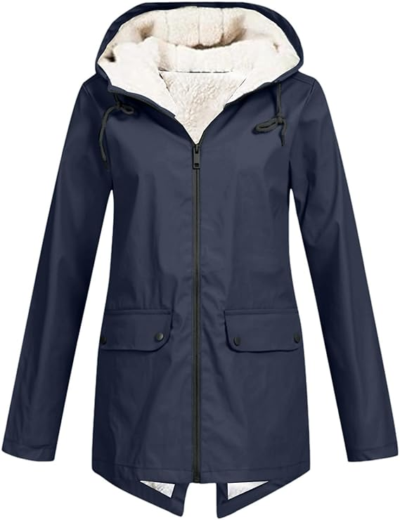 Parka Hiver Capuche Fourrure - Chaude Imperméable Style Fonctionnel