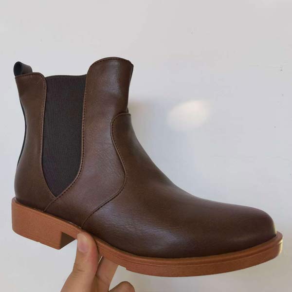 Bottes Chelsea Homme Cuir Véritable - Élégantes & Confortables