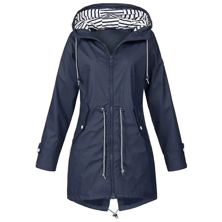 Lilaan manteau de pluie femme long – déperlant et élégant