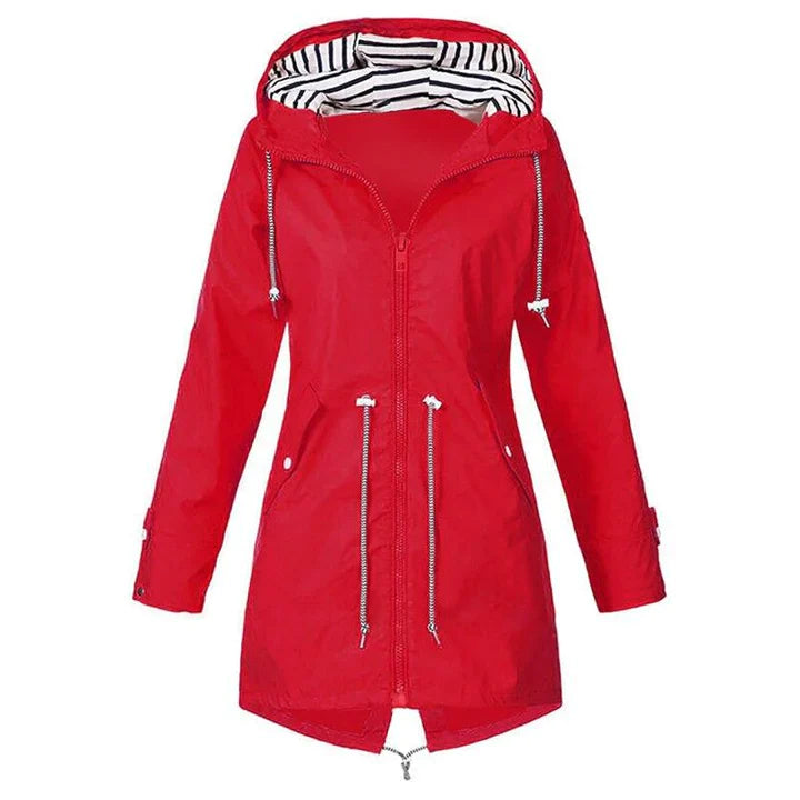 Lilaan manteau de pluie femme long – déperlant et élégant