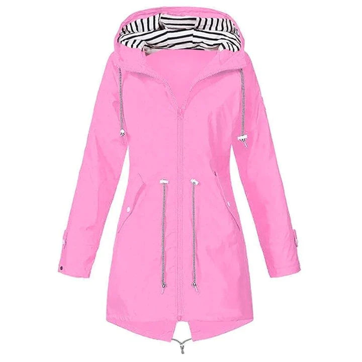 Lilaan manteau de pluie femme long – déperlant et élégant