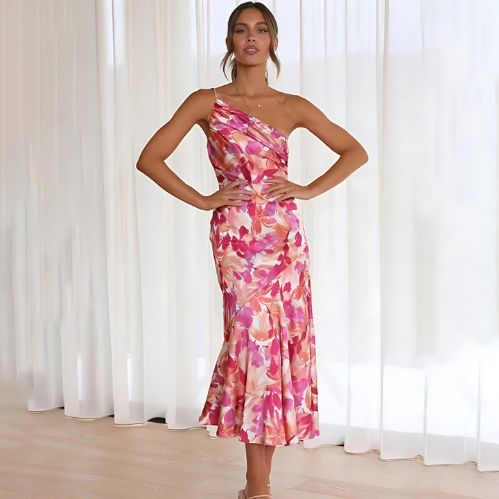 Robe Giselle – Robe longue élégante coupe classique intemporelle
