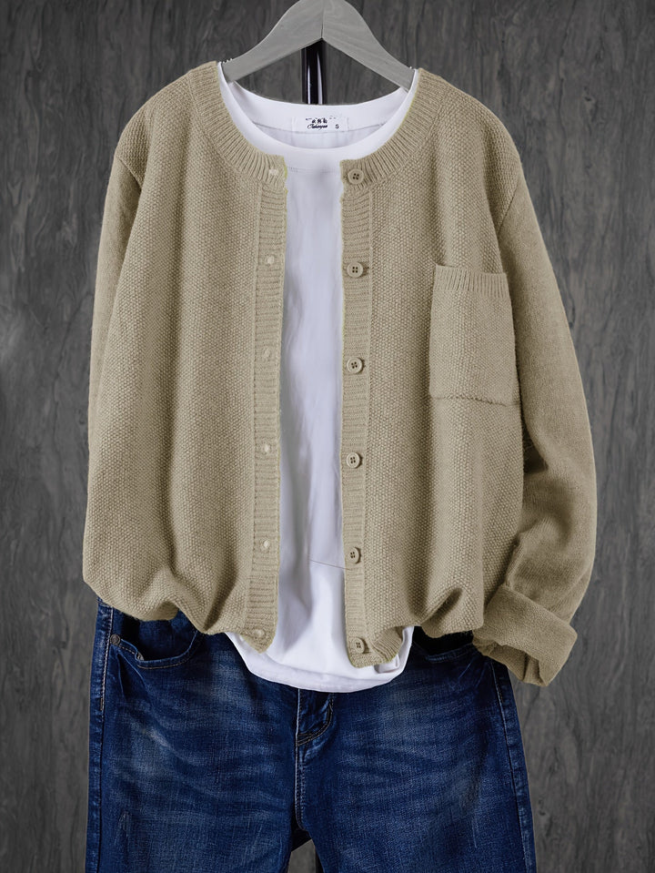 Cardigan Oversize Laine Mélangée | Doux & Tendance Automne