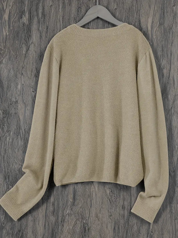 Cardigan Oversize Laine Mélangée | Doux & Tendance Automne