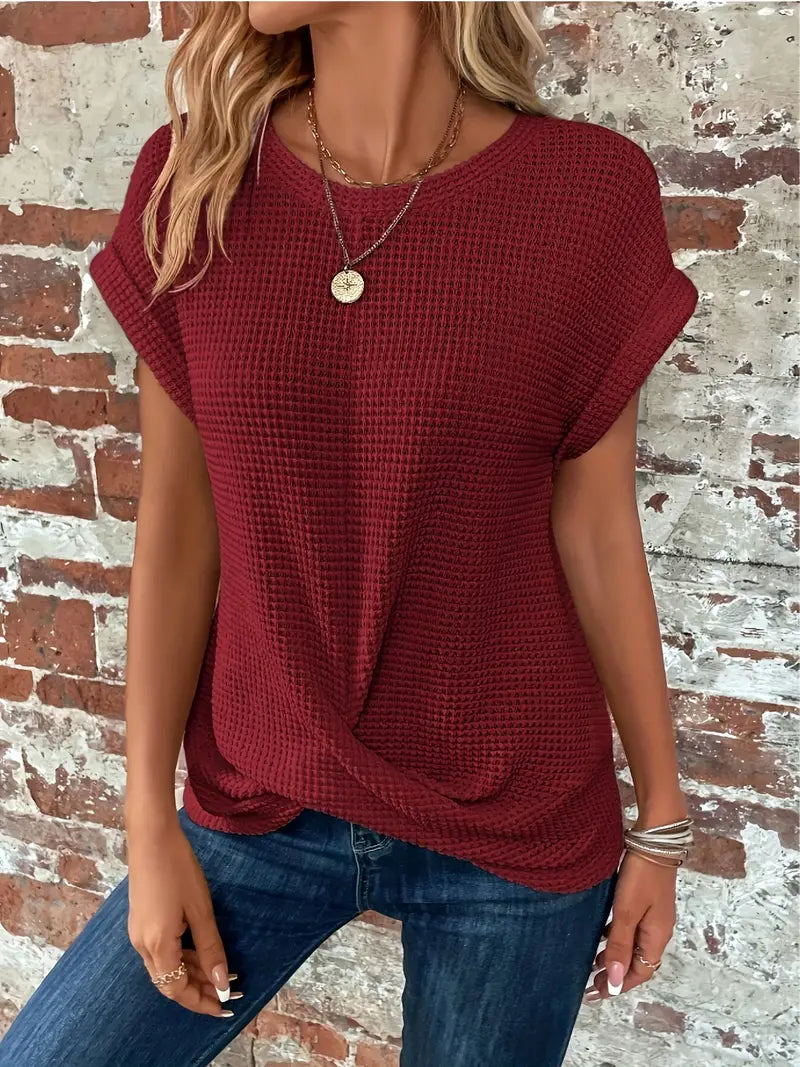 T-shirt Juliette Femme à Manches Courtes – Confort et Style