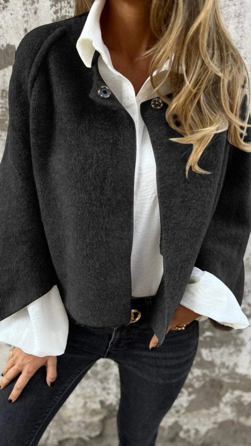 Veste en Laine Élégante Femme - Confort Idéal Automne