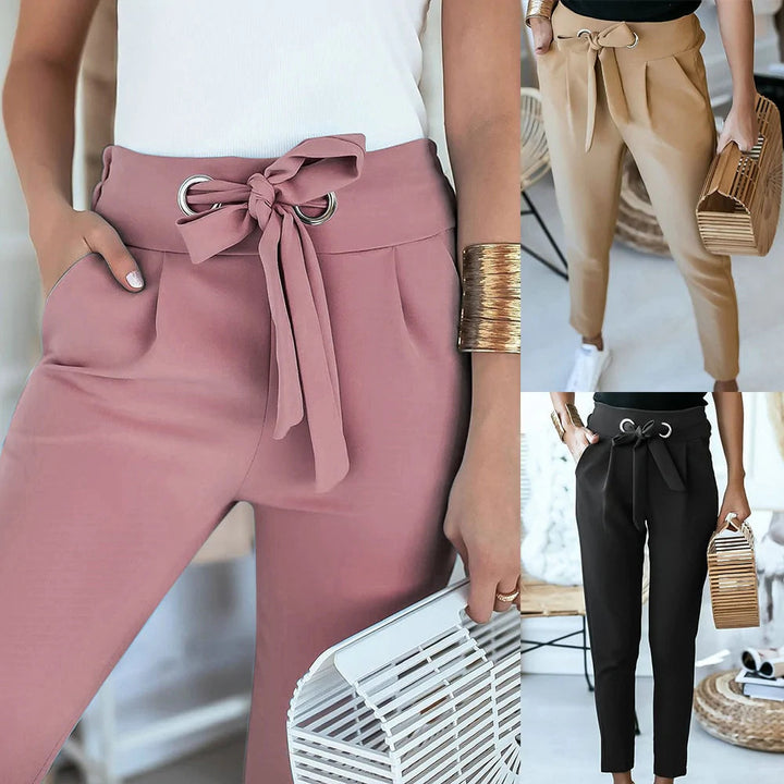 Angelien – Pantalon taille haute décontracté | Confort absolu, silhouette affinée