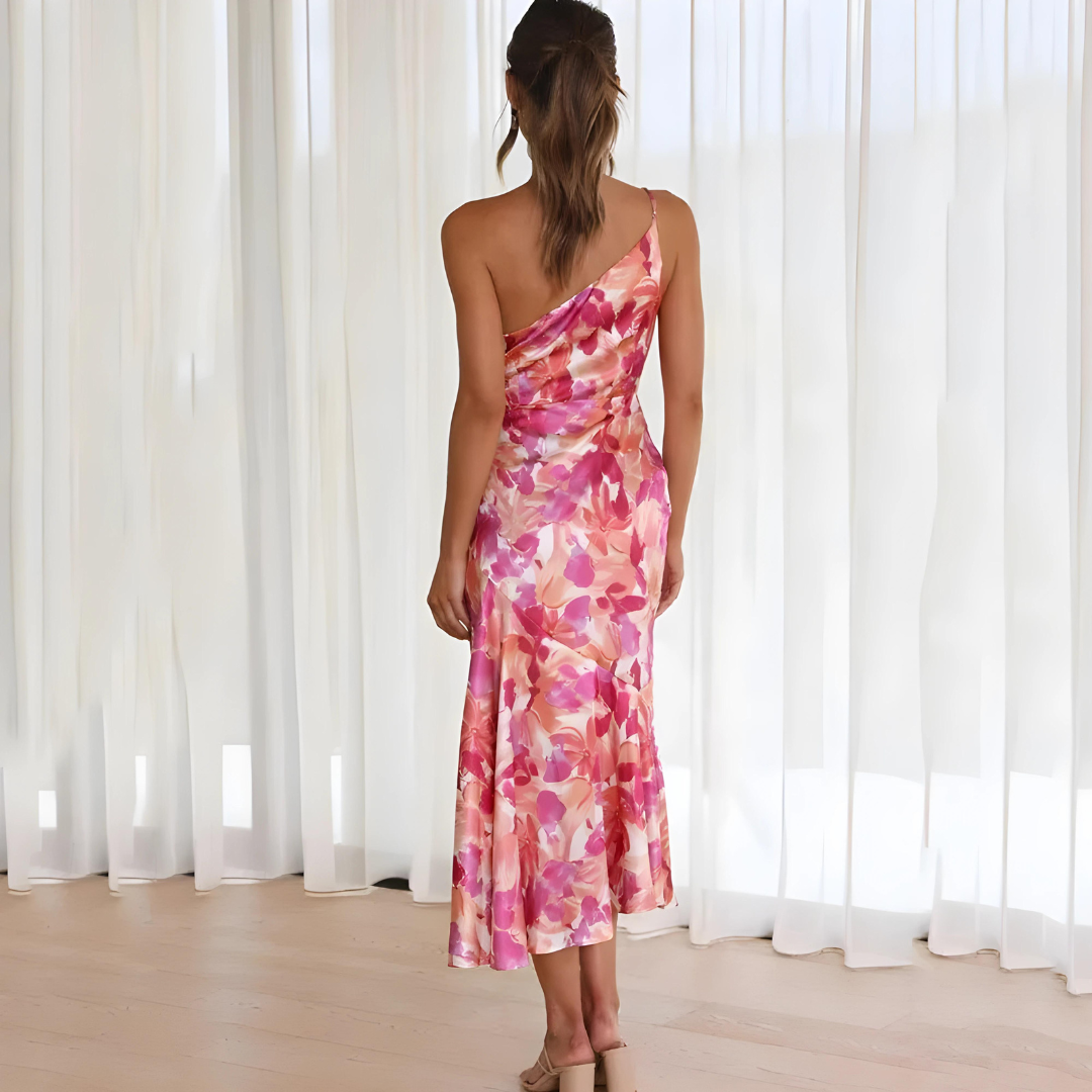 Robe Giselle – Robe longue élégante coupe classique intemporelle