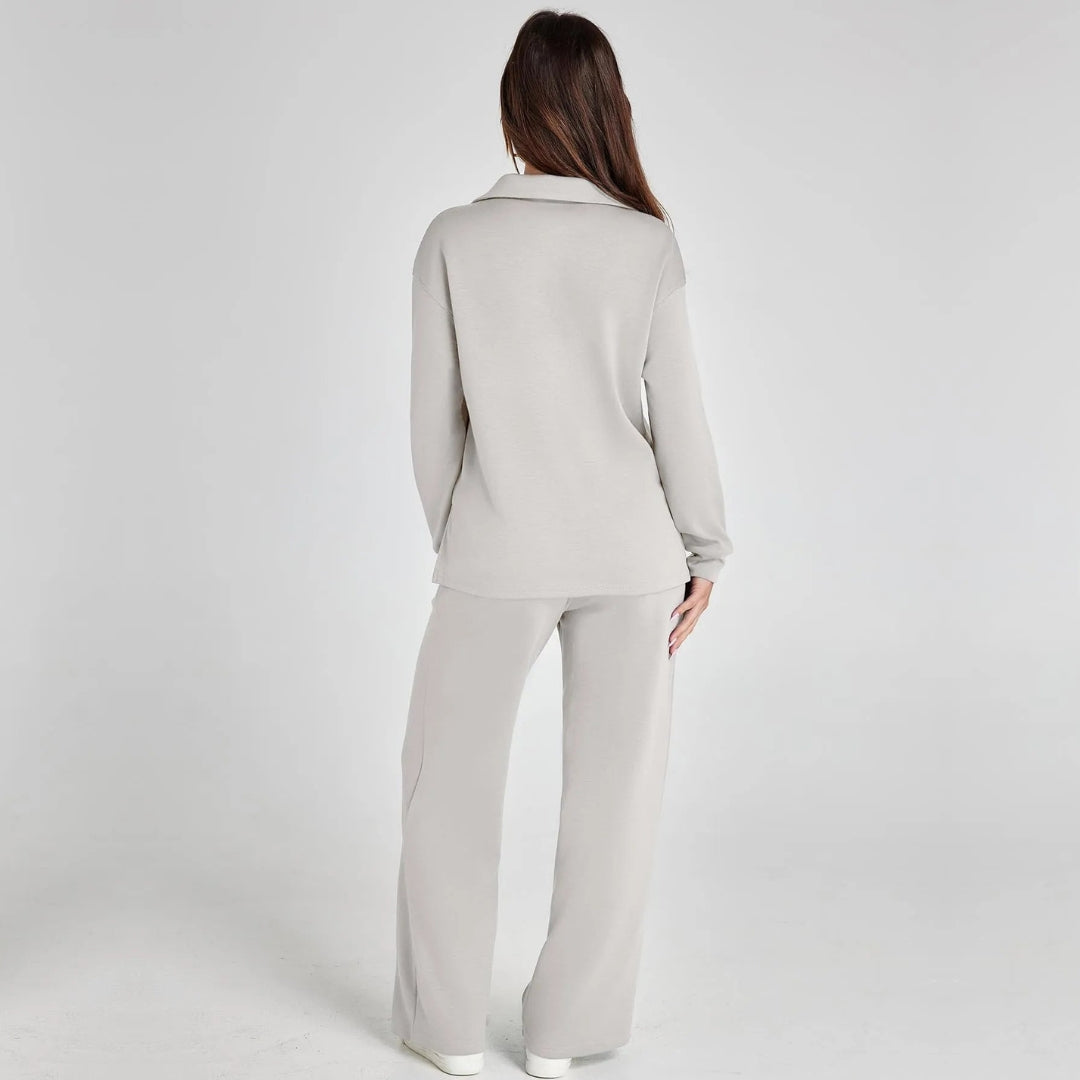 Ensemble Pull & Pantalon Large : Confort Élégant Décontracté