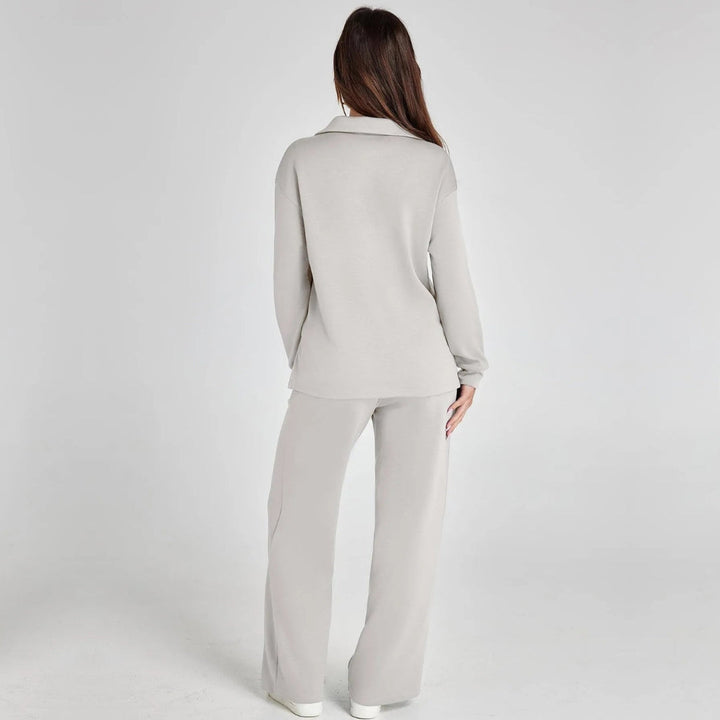 Ensemble Pull & Pantalon Large : Confort Élégant Décontracté