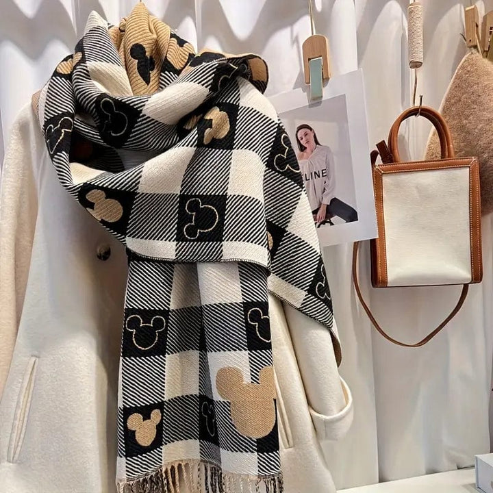 Écharpe Laine Carreaux : Douceur Tendance Hivernale