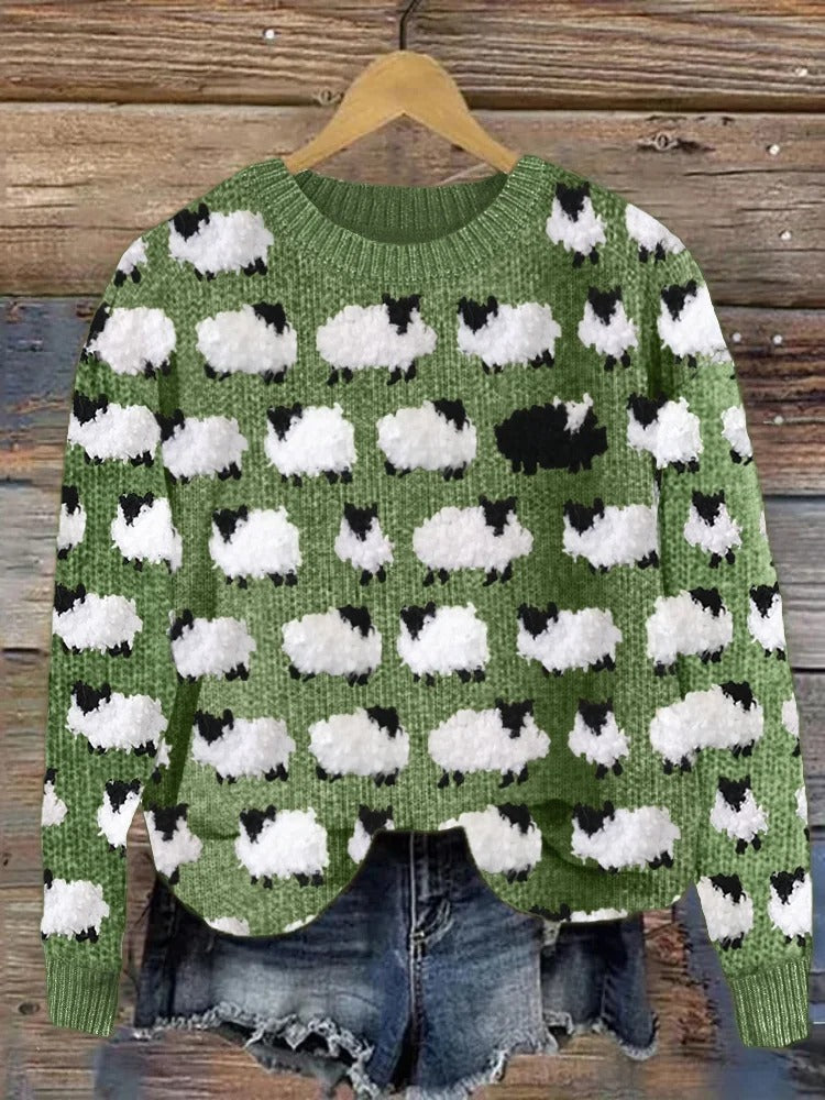 Pull de Noël Tricoté – L’Esprit des Fêtes à Porter