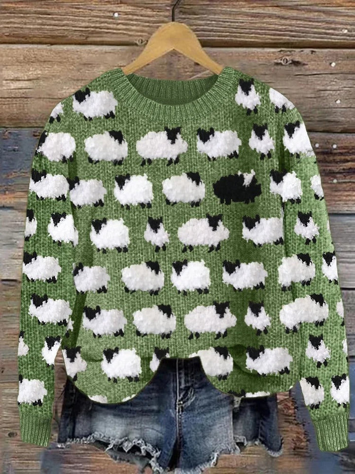 Pull de Noël Tricoté – L’Esprit des Fêtes à Porter