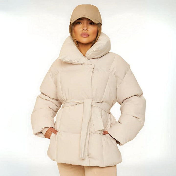 Doudoune Ceinturée Femme - Chaleur Élégante Hiver