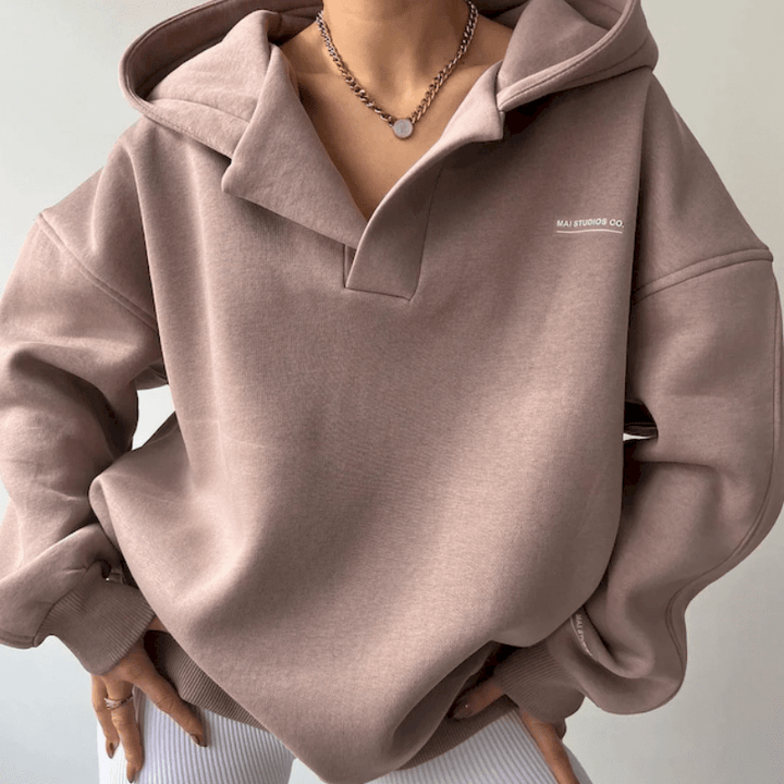 Agnella | Sweat Oversize Femme | À Capuche - Looksy