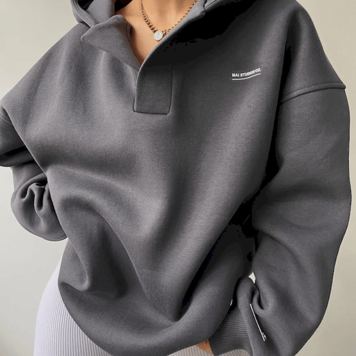Agnella | Sweat Oversize Femme | À Capuche - Looksy