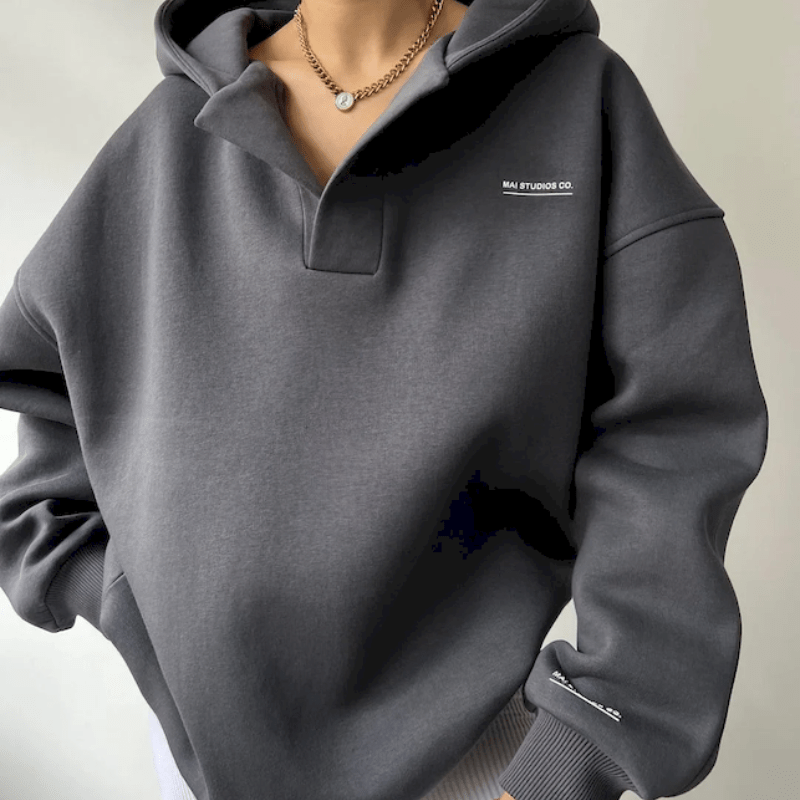Agnella | Sweat Oversize Femme | À Capuche - Looksy