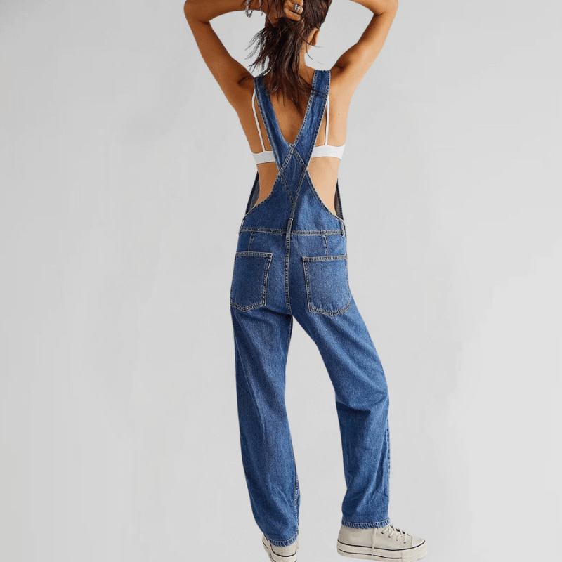 Alexa | Salopette Décontractée Vintage Femme | Bretelles Réglables - Looksy