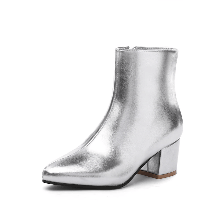 Alizée | Bottines Tendance & Chic Femme | Talon Bloc - Looksy