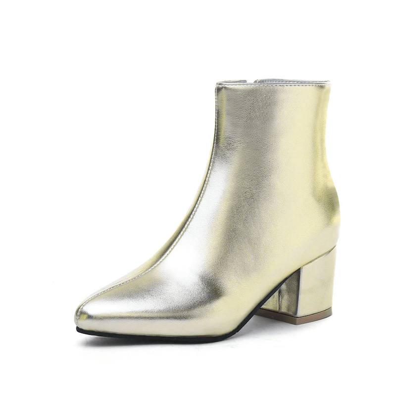 Alizée | Bottines Tendance & Chic Femme | Talon Bloc - Looksy