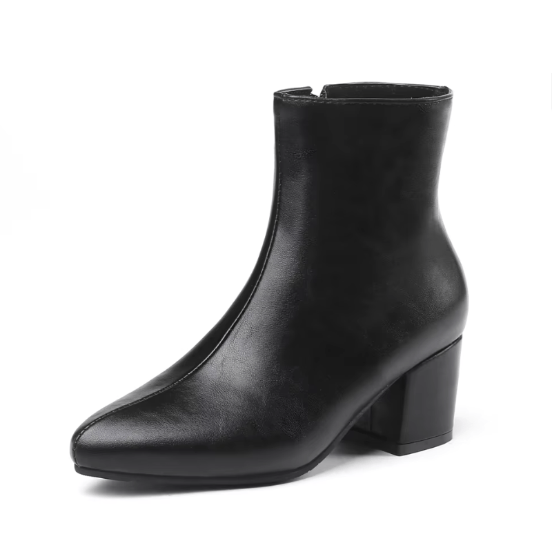 Alizée | Bottines Tendance & Chic Femme | Talon Bloc - Looksy