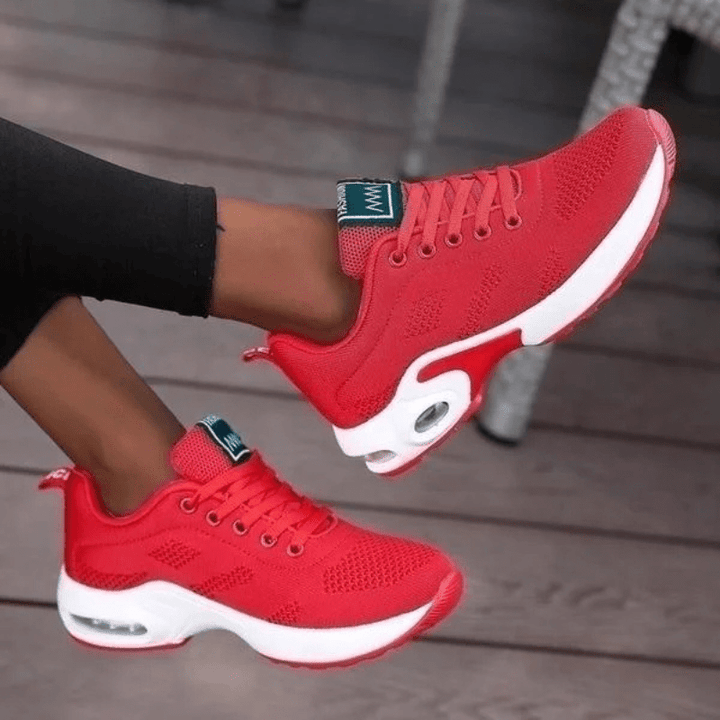 Aveline | Baskets de Running Orthopédiques Femme | À Lacets - Looksy