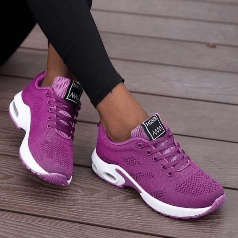 Aveline | Baskets de Running Orthopédiques Femme | À Lacets - Looksy