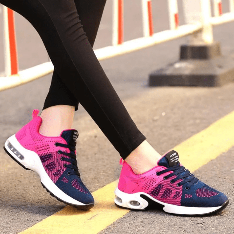 Aveline | Baskets de Running Orthopédiques Femme | À Lacets - Looksy
