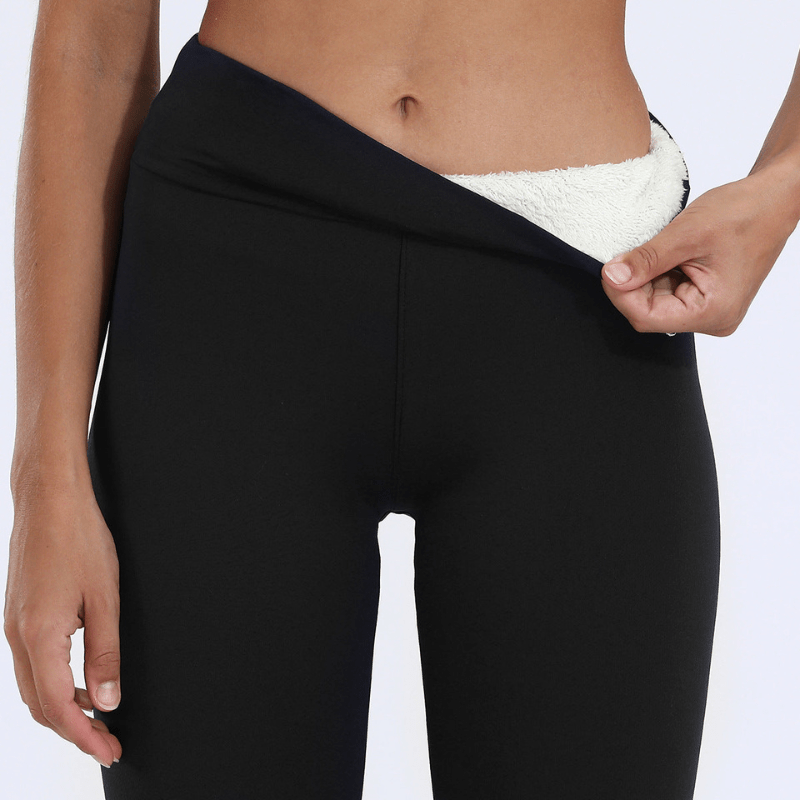 Axiana | Leggings à Doublure Thermique Femme | Taille Haute - Looksy