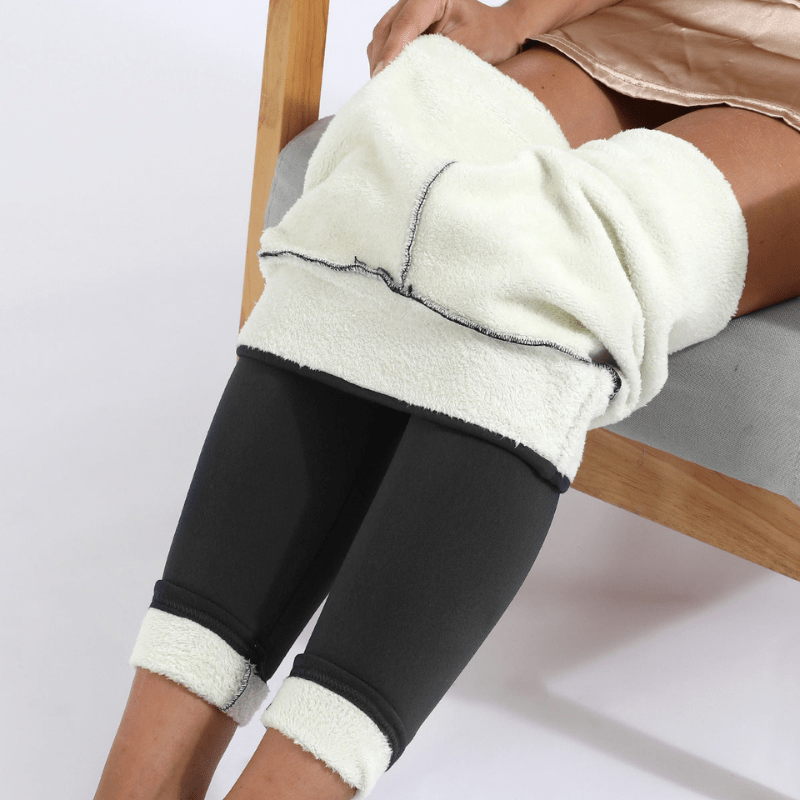 Axiana | Leggings à Doublure Thermique Femme | Taille Haute - Looksy
