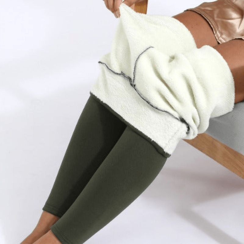 Axiana | Leggings à Doublure Thermique Femme | Taille Haute - Looksy