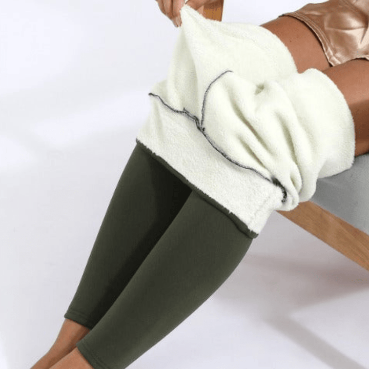 Axiana | Leggings à Doublure Thermique Femme | Taille Haute - Looksy