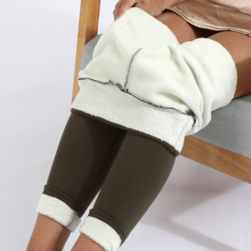 Axiana | Leggings à Doublure Thermique Femme | Taille Haute - Looksy