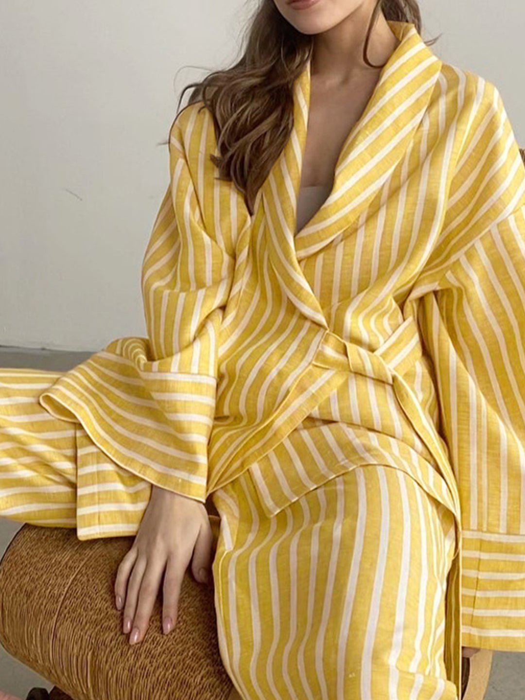 Ensemble Rayé Femme Confortable Chic & Décontracté