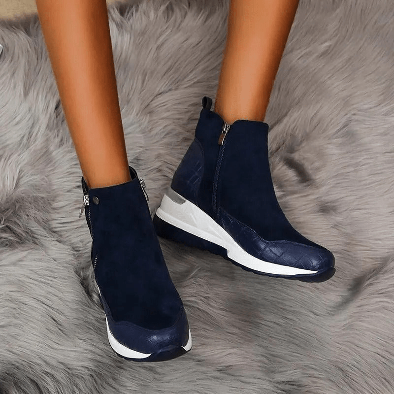 Bernadette | Bottines à Talon Compensé Femme | Orthopédiques - Looksy