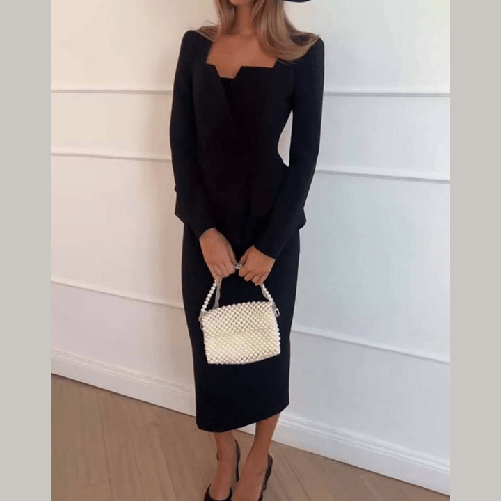 Bernice | Ensemble Blazer Et Jupe Formelle Élégant Pour Femme | Deux Pièces - Looksy