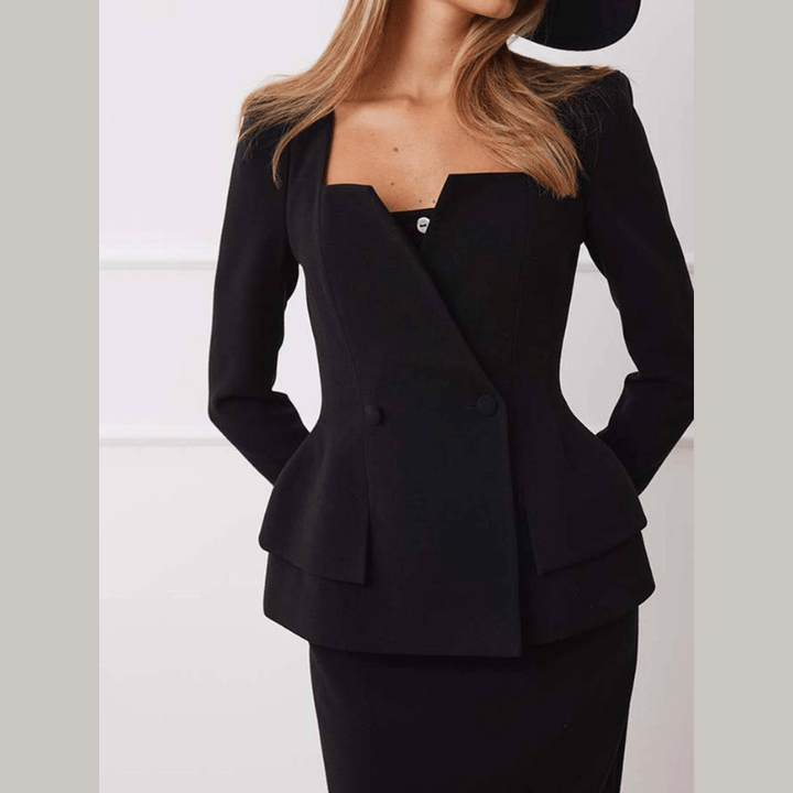 Bernice | Ensemble Blazer Et Jupe Formelle Élégant Pour Femme | Deux Pièces - Looksy