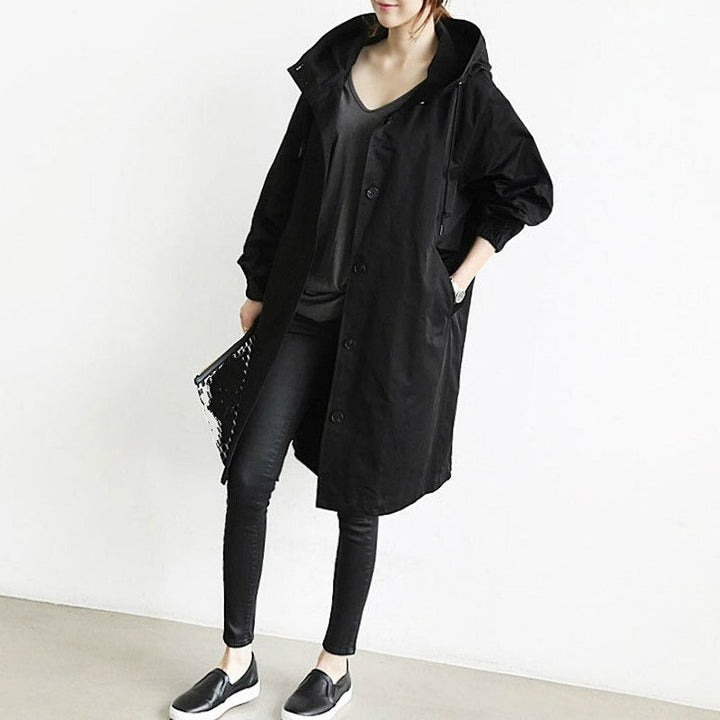 Manteau Long Oversize Mi-Saison - Élégant Décontracté Ample Confort