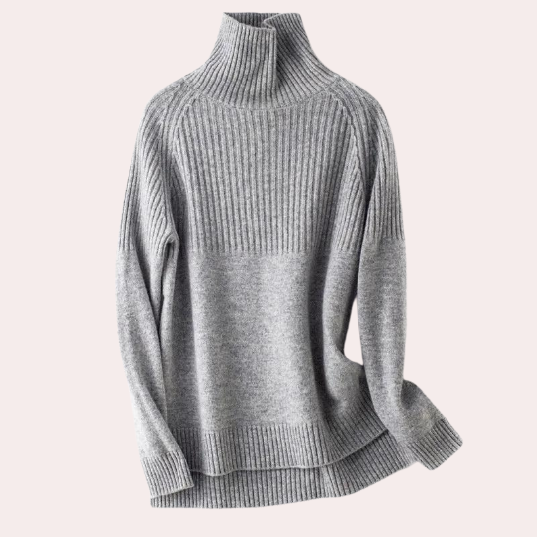 Sienna – Pull Col Roulé en Cachemire | Élégance et Confort Haut de Gamme