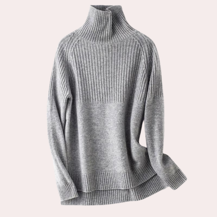 Sienna – Pull Col Roulé en Cachemire | Élégance et Confort Haut de Gamme