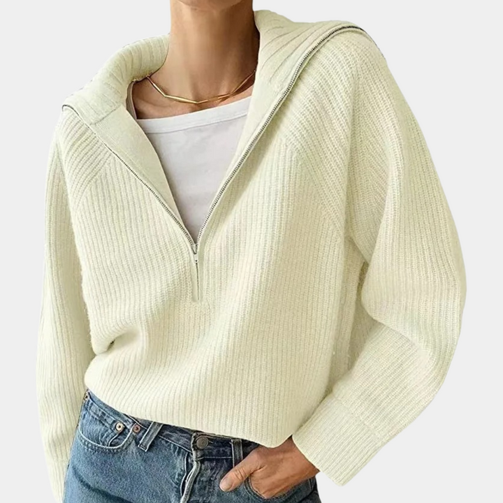 Olina – Le Top Tricoté Chic et Confortable pour l’Automne