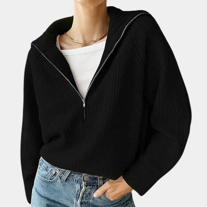 Olina – Le Top Tricoté Chic et Confortable pour l’Automne