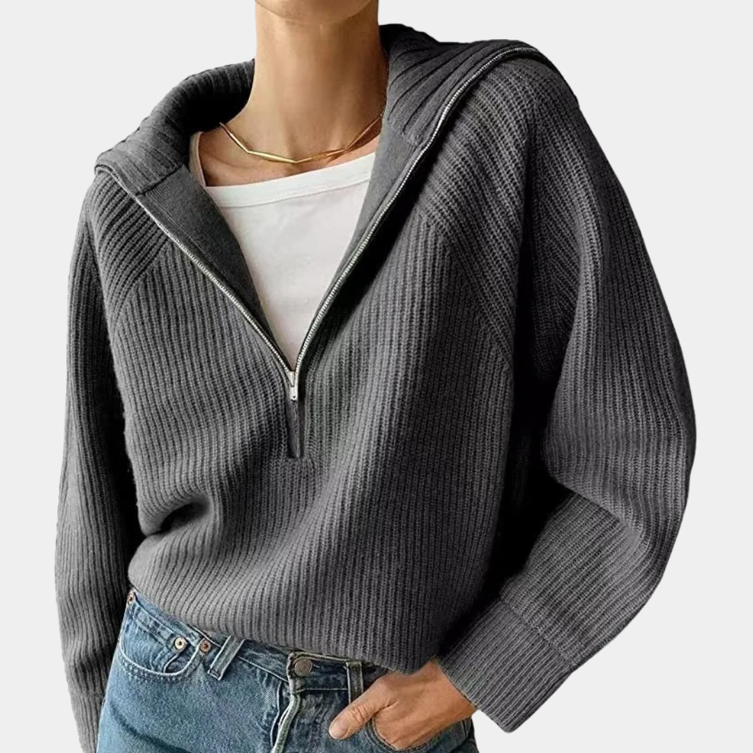 Olina – Le Top Tricoté Chic et Confortable pour l’Automne