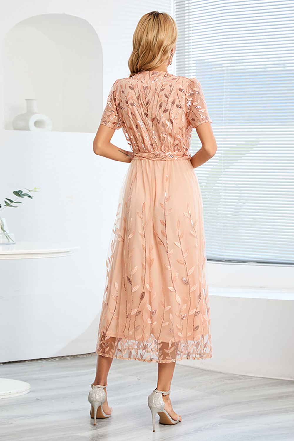 Robe Longue Été Formelle Mireille – Élégance et Confort