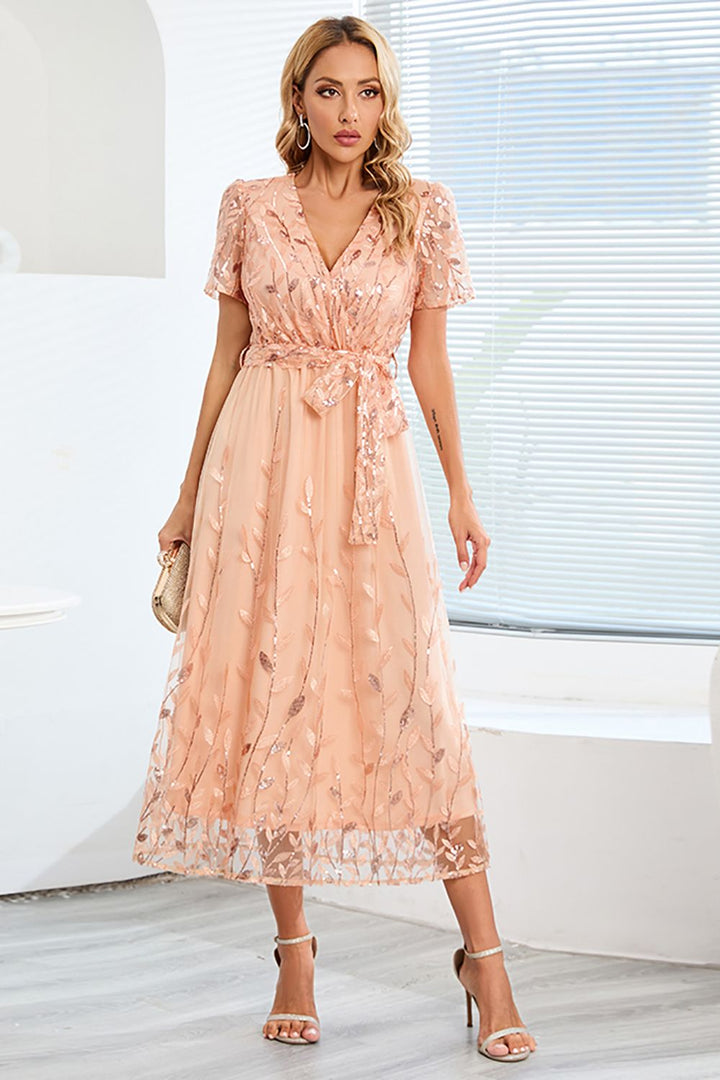 Robe Longue Été Formelle Mireille – Élégance et Confort