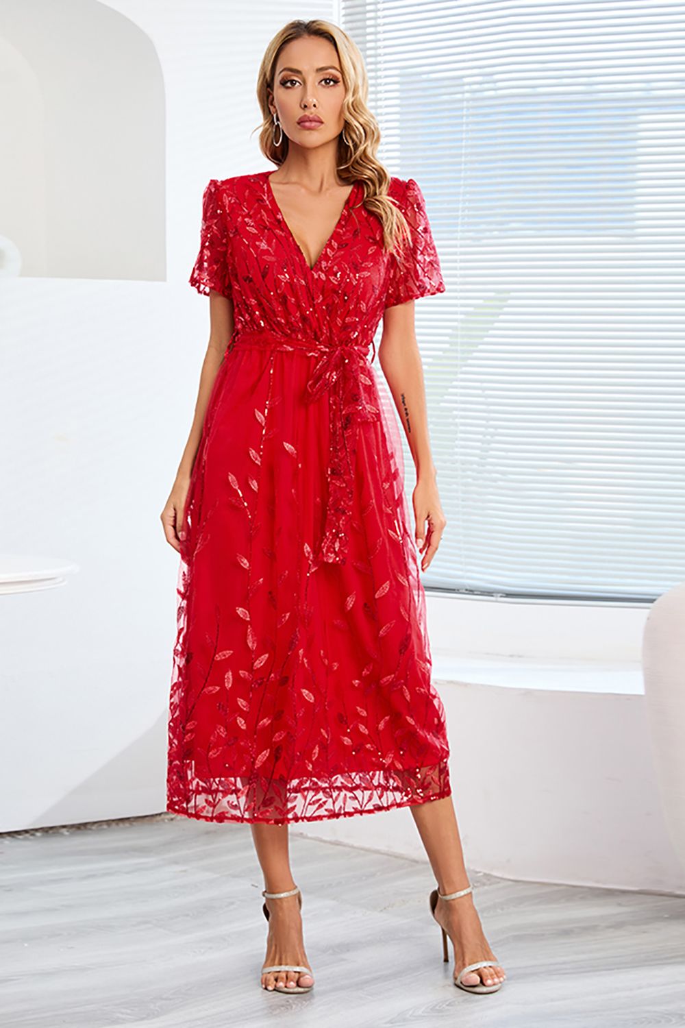 Robe Longue Été Formelle Mireille – Élégance et Confort
