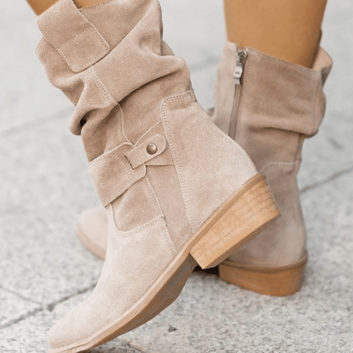 Caprina | Bottines Décontractées Femme | Fermeture Éclair - Looksy